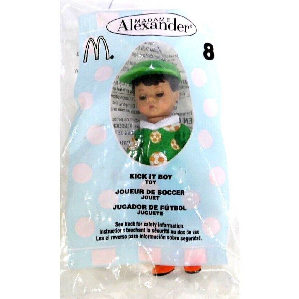 MADAME ALEXANDER Kick It Boy #8 2005 McDonald's Happy Meal toy NEW